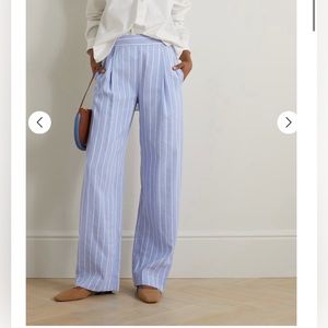 Vince Blue & White Stripe Pants